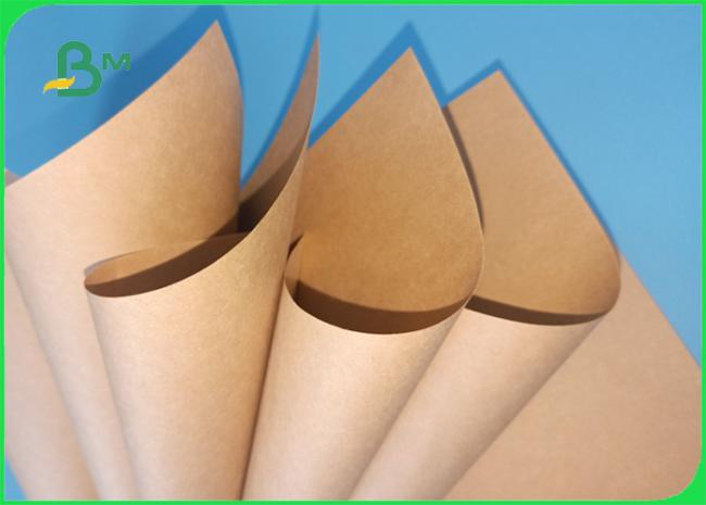 food grade brown kraft paper FDA Approved 100% Wood Pulp 40gsm - 80gsm Brown Kraft Liner Paper For Packing