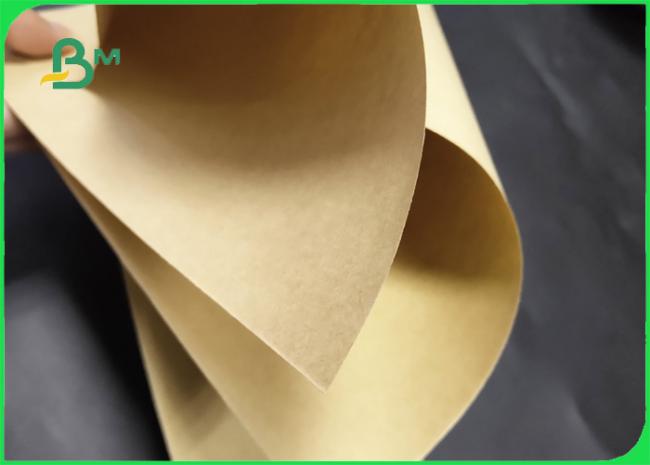 Brown Sack Kraft Paper FSC Approved 70GSM 80GSM Brown Sack Kraft Liner Paper Pure Color For Packing