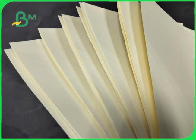Yellow Woodfree Paper 70GSM 80GSM Yellow Woodfree Paper / Bond Paper 100% Virgin Pulp FSC Certified