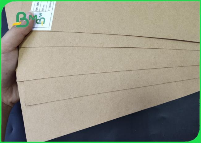 Brown Kraft Liner Board FSC 70 * 100CM Brown Kraft Liner Board Natural ColorTear Resistant In Rolls