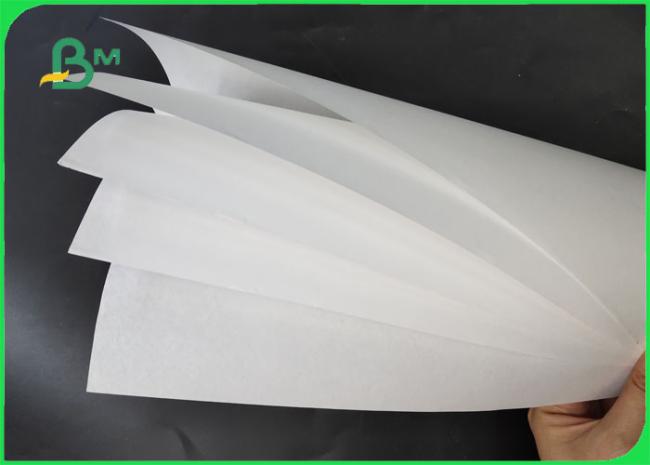 C1S White Paper 40GSM 50GSM C1S White Paper Rolls Greaseproof 1020MM For Packing Sugar