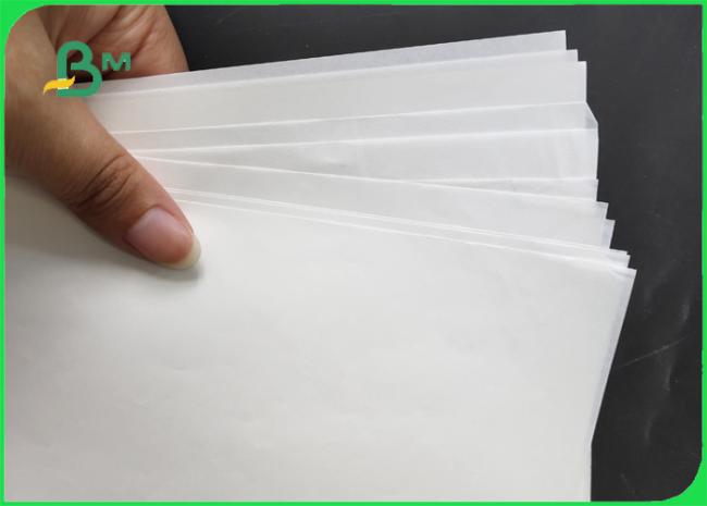French Fries Wrapping Paper 1200MM 30GSM - 60GSM White French Fries Wrapping Paper 10 / 15GSM PE Coated