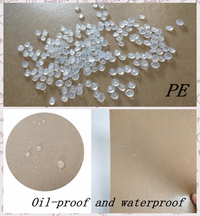 Food grade MG kraft paper 45 / 50gsm Hydrophobic Coating Food grade MG Kraft Paper white color for packing