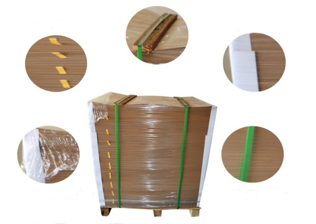 PE Coated Kraft paper MG 30 / 35 / 40gsm green security heatable PE coated kraft paper for packing