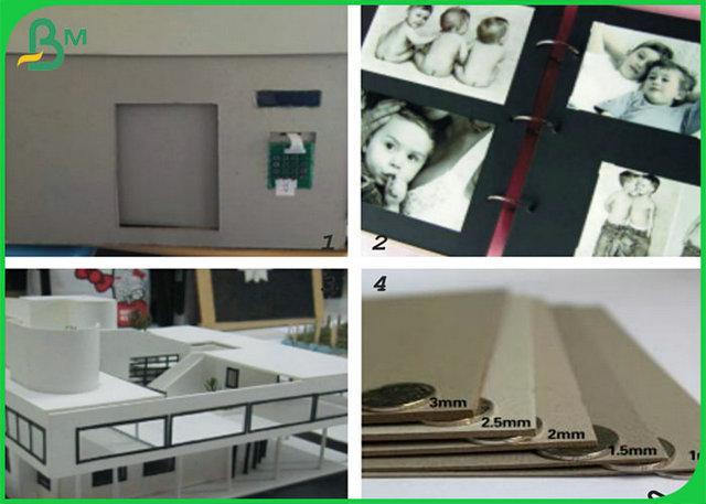 Grey Carton Cris Recycled Material 1.5MM Grey Carton Gris For Making Packing Gift Box