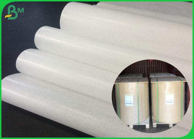 MG white kraft Food Grade And Greaseproof 45GSM MG White Kraft With One Side Coated