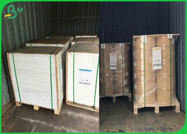 pe coated kraft paper High Density 40gsm - 150gsm+10g One Side PE Coated Kraft Paper In Reel