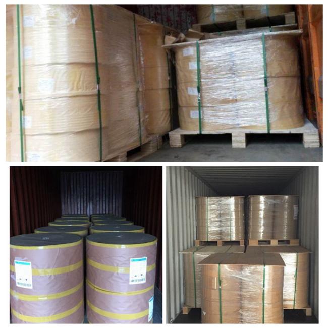 Pink Straw Paper 100% Food Grade Pink Straw Paper Rolls 60GSM With FSC Harmless And Innoxious