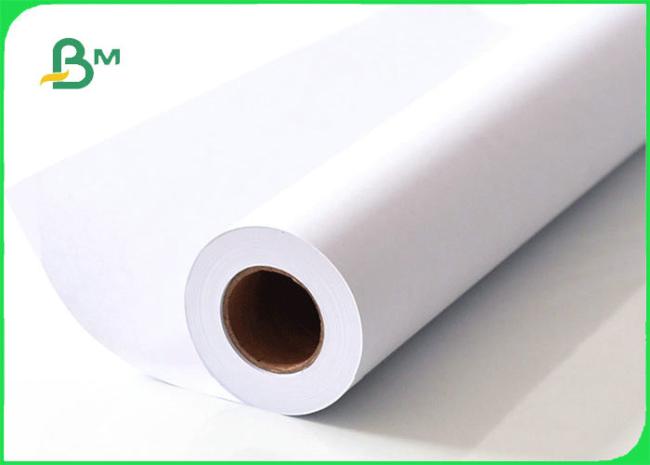 CAD Inkjet Plotter Paper Roll 80gsm CAD Inkjet Plotter Paper Roll For Engineering Drawing 24inch 36inch * 50m