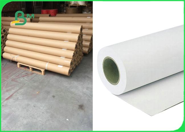 CAD Inkjet Plotter Paper Roll 80gsm CAD Inkjet Plotter Paper Roll For Engineering Drawing 24inch 36inch * 50m
