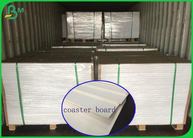 1.4mm 100% Virgin Pulp White Coaster Board For Making Car Air Fresher Or Coaster
