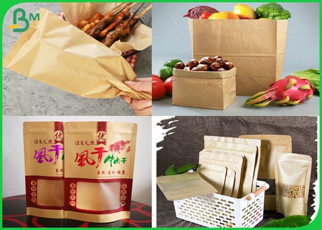 PE coated brown kraft paper Greaseproof And High Temperature Resistant PE Coated Brown Kraft Paper