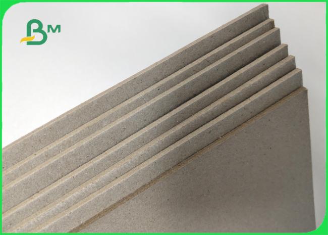 Grey Board 1500GSM Grey Board Made Of Recycled / Waste Paper Unpliant No Harm 2.4MM