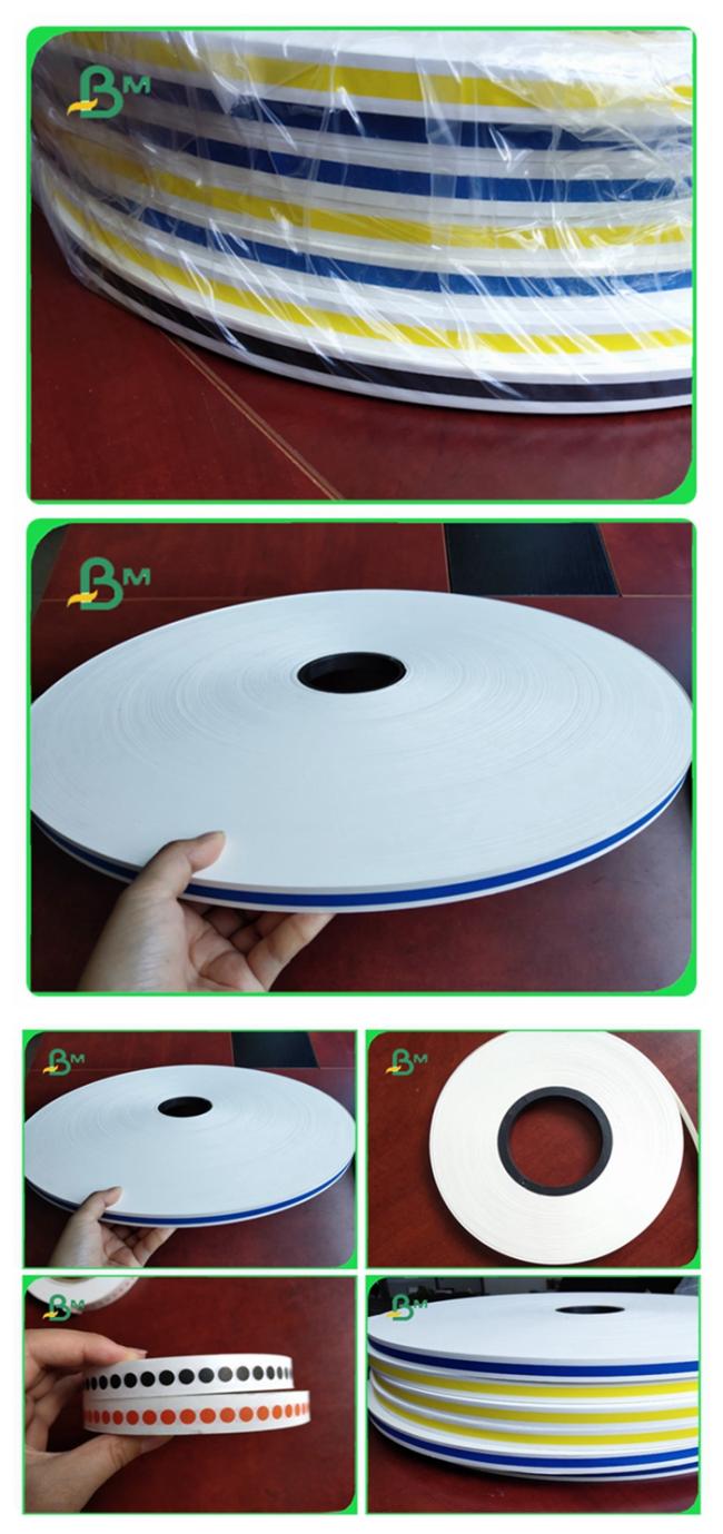 Blue Straw Paper Rolls 28g & 60g & 120g Blue Straw Paper Rolls Flexible FSC & FDA Strip Printing