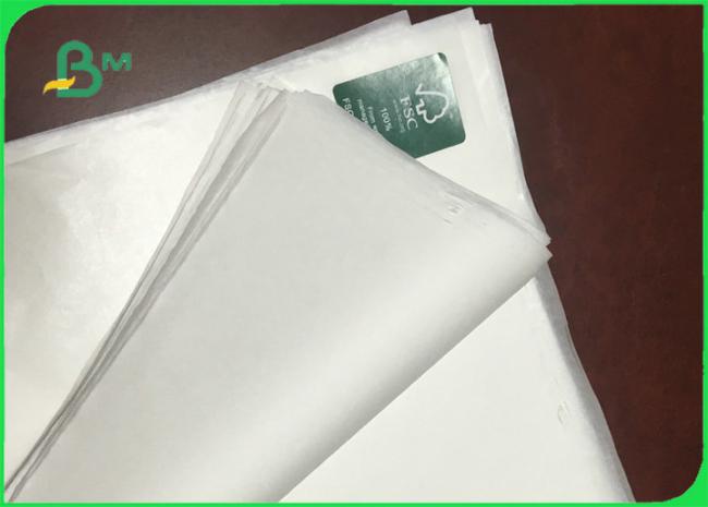 Uncoated White Kraft Paper 30gsm 35 gsm Food Grade Uncoated White Sack Kraft Paper FDA EU SGS Certified