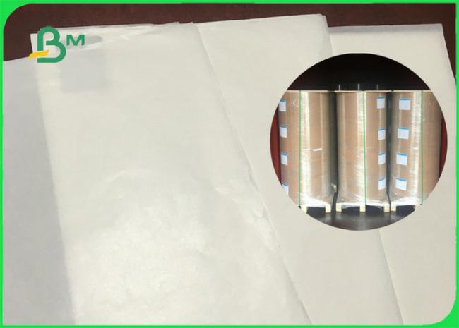 Uncoated White Kraft Paper 30gsm 35 gsm Food Grade Uncoated White Sack Kraft Paper FDA EU SGS Certified