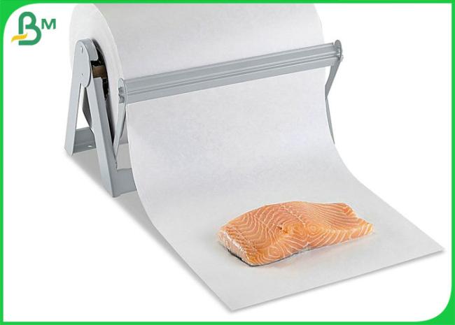 100% Natural Pulp 70gsm + 10g PE Coated White Butcher Paper For Wrapping Meat 100% Natural Pulp 70gsm + 10g PE Coated White Butcher Paper For Wrapping Meat