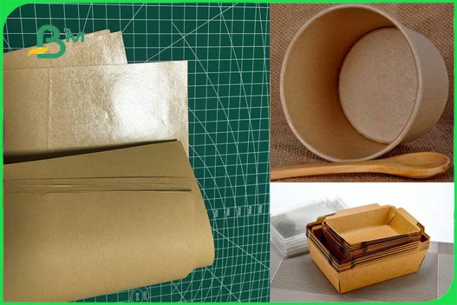FDA FSC 300gsm 350gsm Brown Single PE Coated Paper Sheet for Box of Food FDA FSC 300gsm 350gsm Brown Single PE Coated Paper Sheet for Box of Food
