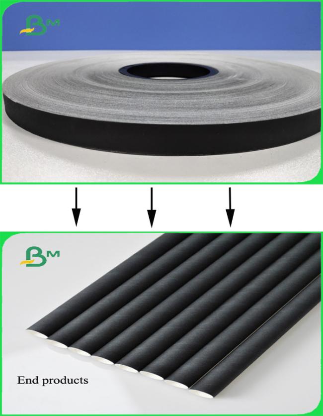 60gr All Black Paper Food Grade Ink In Rolls for Paper Straws Unbleached No Harm 60gr All Black Paper Food Grade Ink In Rolls for Paper Straws Unbleached No Harm