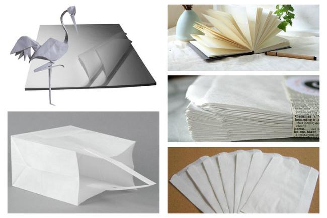FDA Certified Food Grade Uncoated White Kraft Paper Sheets For Food Packaging FDA Certified Food Grade Uncoated White Kraft Paper Sheets For Food Packaging