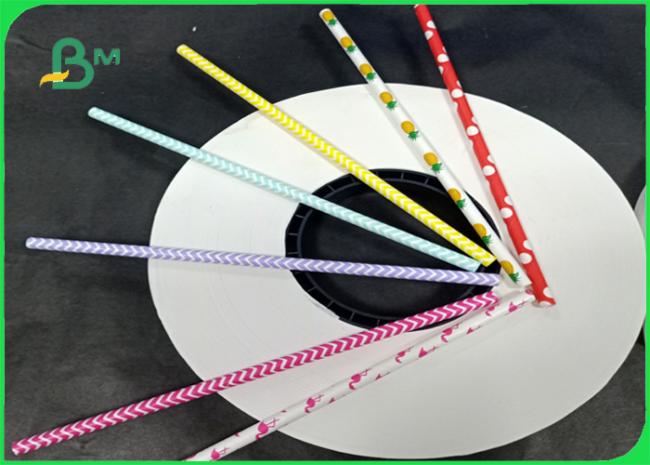 60gsm degradable FDA white / black straw bottom paper roll for beverage 03 60gsm degradable FDA white / black straw bottom paper roll for beverage