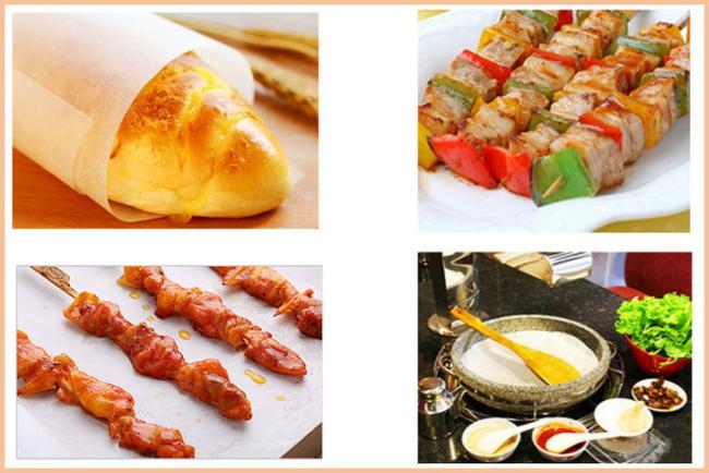40gsm Natural White Greaseproof Paper For Burger Wrapping 76CM Food Safe 40gsm Natural White Greaseproof Paper For Burger Wrapping 76CM Food Safe