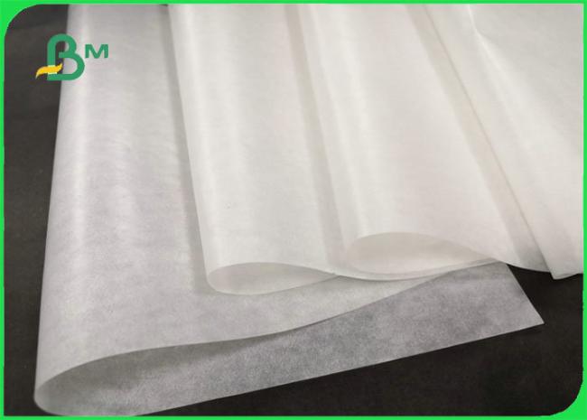 40gsm Natural White Greaseproof Paper For Burger Wrapping 76CM Food Safe 40gsm Natural White Greaseproof Paper For Burger Wrapping 76CM Food Safe