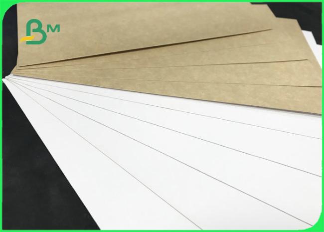 Hard Stiffness 250gsm - 365gsm Coated White Top Kraft Liner For Food packages Hard Stiffness 250gsm - 365gsm Coated White Top Kraft Liner For Food packages