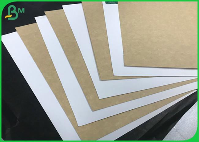 Virgin Pulp Food Box Board One sided C1S White Clay Kraft Liner Board 250G 300G Virgin Pulp Food Box Board One sided C1S White Clay Kraft Liner Board 250G 300G