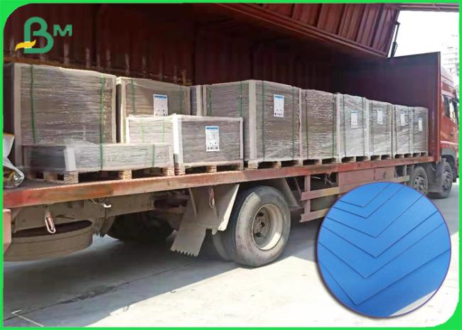 1.2mm FSC High Stiffness Shiny Blue Solid Paper Board for Carton Box 1.2mm FSC High Stiffness Shiny Blue Solid Paper Board for Carton Box