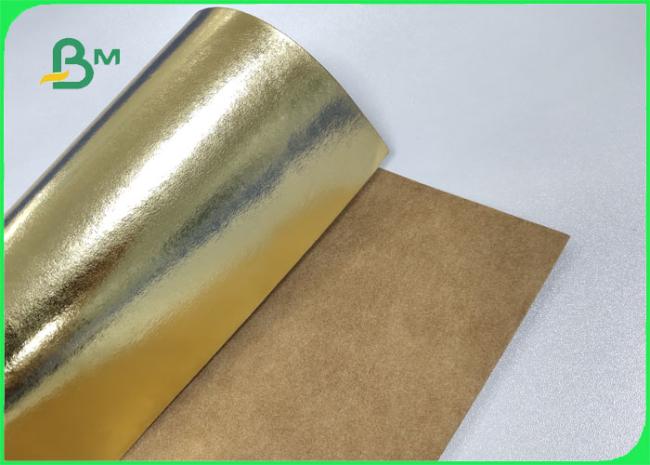 0.55mm Washable Kraft Paper Gold / Rose Gold / Green / Blue For Shiny Bags 0.55mm Washable Kraft Paper Gold / Rose Gold / Green / Blue For Shiny Bags