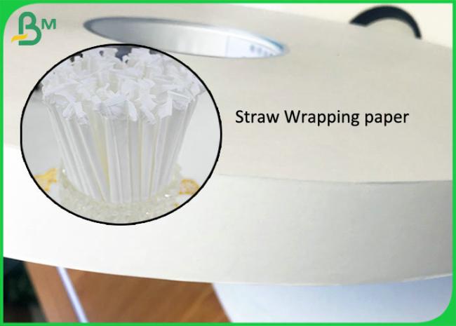 60G 120G Slitted White Kraft Paper Colorful Paper Roll Straw Wrapping Paper 28G 60G 120G Slitted White Kraft Paper Colorful Paper Roll Straw Wrapping Paper 28G