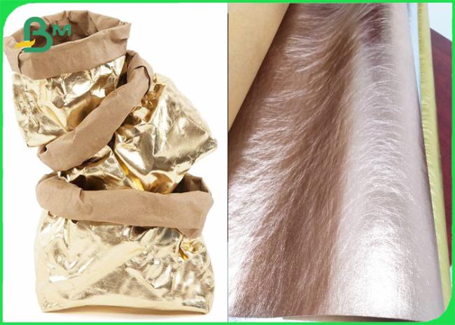 Plant Pot Holder Bags Metallic Shinny Color Washable Kraft Paper Materials Plant Pot Holder Bags Metallic Shinny Color Washable Kraft Paper Materials