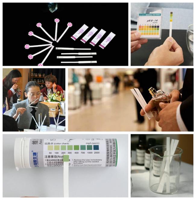 1.0mm Thick Fragrance Smell Stripes Blotter Card Perfume Absorbent Test Paper 1.0mm Thick Fragrance Smell Stripes Blotter Card Perfume Absorbent Test Paper