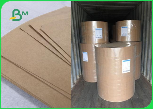 Moisture Proof Eco Brown Kraft Paper For Fast Food Packaging 300gsm 350gsm Moisture Proof Eco Brown Kraft Paper For Fast Food Packaging 300gsm 350gsm