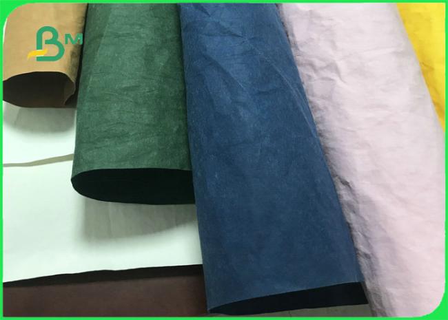 0.3mm 0.55mm 0.8mm Durable Colorful Washable Paper Fabric For Storage Bags 0.3mm 0.55mm 0.8mm Durable Colorful Washable Paper Fabric For Storage Bags