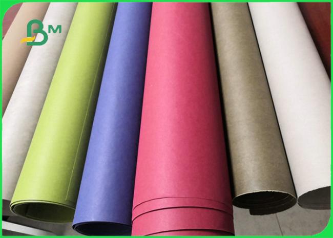 Recyclable Eco friendly Green / Blue Soft Washed kraft Paper For Grocery Bags Recyclable Eco friendly Green / Blue Soft Washed kraft Paper For Grocery Bags