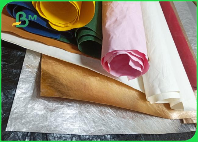 Unbreakable Yellow pink Fiber washing kraft paper in roll size 150cm*110yard 02 http://www.bmpaper.com/supplier-212235-washable-kraft-paper
