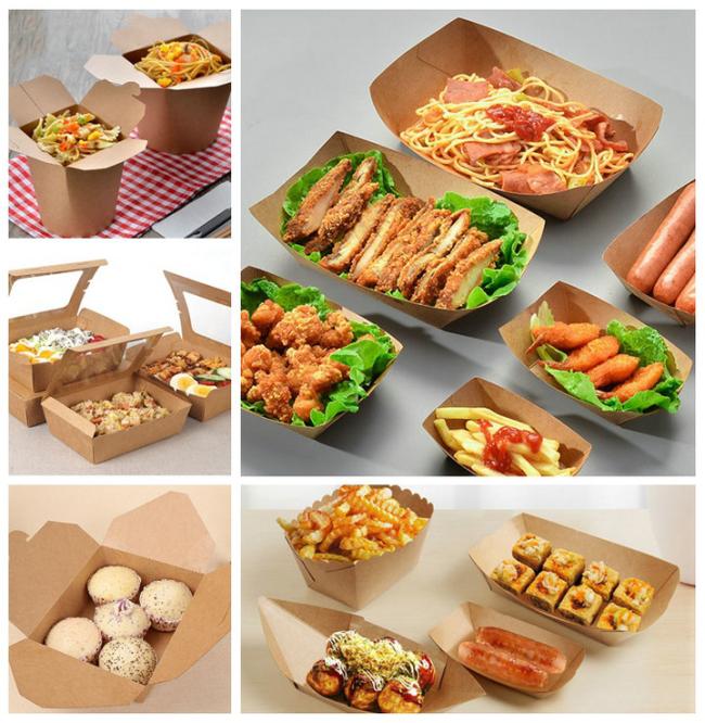 100% Safe Brown Kraft Wrapping Paper For Fried food 300gsm Tear - resistant 100% Safe Brown Kraft Wrapping Paper For Fried food 300gsm Tear - resistant