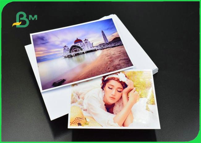 180gsm 230gsm Glossy / Satin Double Side Inkjet Paper For Poster 203mm x 65m 180gsm 230gsm Glossy / Satin Double Side Inkjet Paper For Poster 203mm x 65m