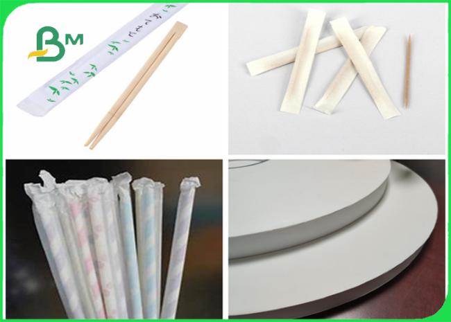 25mm * 5000m Food Grade Wrapping Paper Roll For Toothpick Packing 25mm * 5000m Food Grade Wrapping Paper Roll For Toothpick Packing