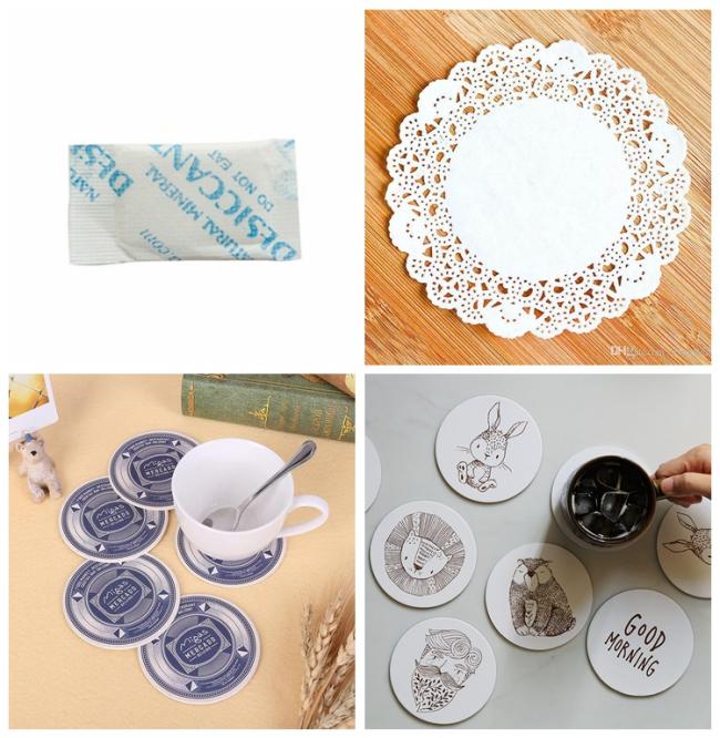 Bright Whiteness 0.4mm Fast Absorbency Uncoated Paper For Tea Cup Coaster Bright Whiteness 0.4mm Fast Absorbency Uncoated Paper For Tea Cup Coaster
