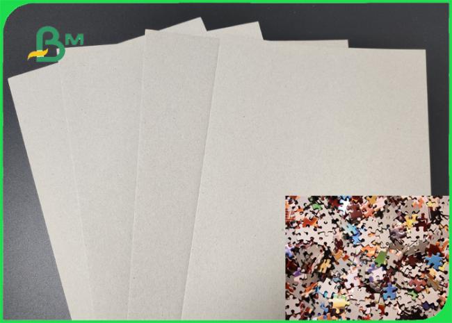 Recycled Pulp 1.2mm 1.5mm Colored Grey Board For Jigsaw Moistureproof