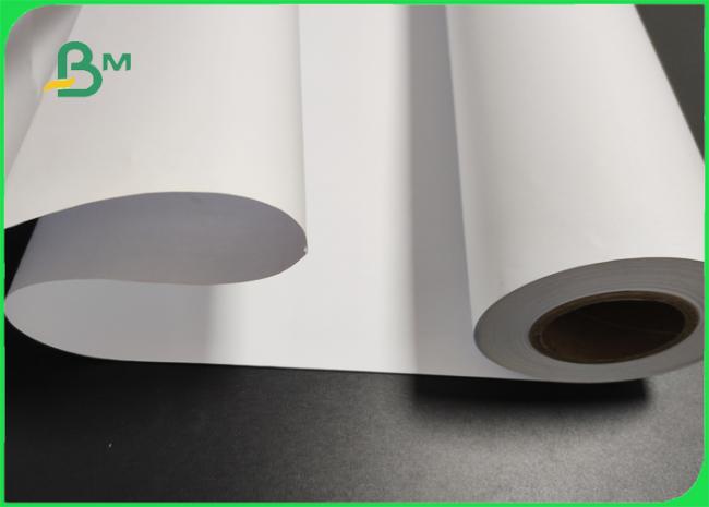 40gsm - 80gsm White CAD Marker Paper For Garment Factory Moistureproof