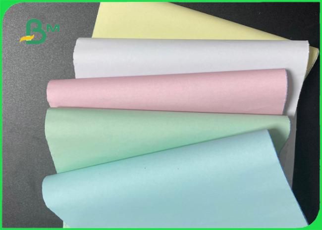 Harmless Colorful Carbonless Copy Paper Sheet 420mm * 530mm 1420mm * 1420mm Harmless Colorful Carbonless Copy Paper Sheet 420mm * 530mm 1420mm * 1420mm
