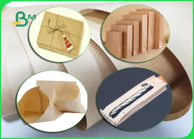 42gsm Virgin Natural Brown Kraft Wrapping Paper for food bags 42gsm Virgin Natural Brown Kraft Wrapping Paper for food bags