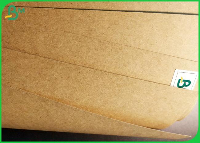 Strong Strength Recycled Pulp Brown Kraft Paper Roll For Making Gift Boxes Strong Strength Recycled Pulp Brown Kraft Paper Roll For Making Gift Boxes