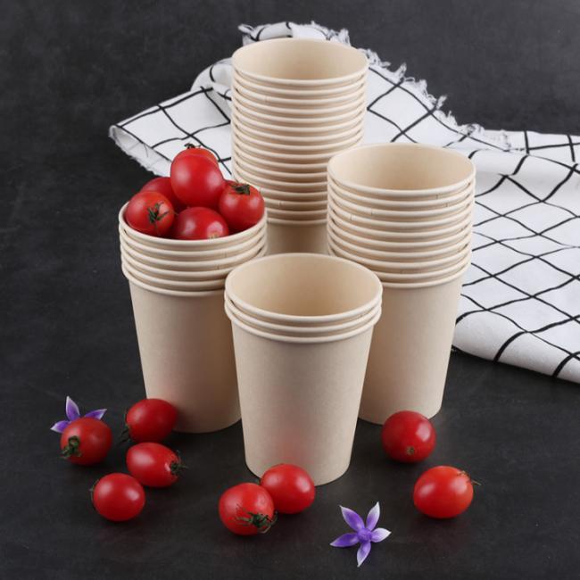 Wood Pulp 170gsm + 15g PE Cupstock Based Paper For Restaurant High Brightness