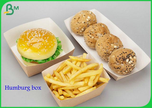 270gr 325gr One Side White Back Kraft Paper Food Grade For Hamburg Box 270gr 325gr One Side White Back Kraft Paper Food Grade For Hamburg Box