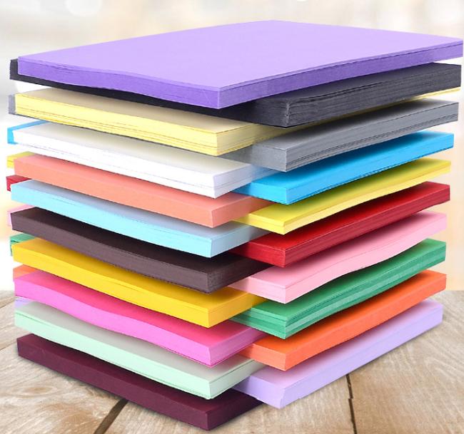 Wood Pulp 240gsm 300gsm Color Bristol Card For Gift Boxes Good Folding